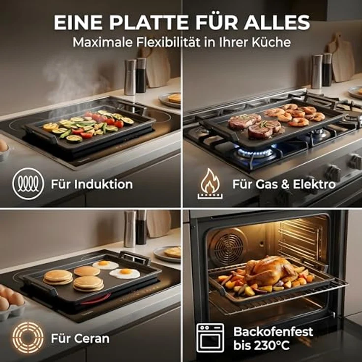 Thiru Grillplatte Lieblingspfanne - 41x24 cm – Bild 6