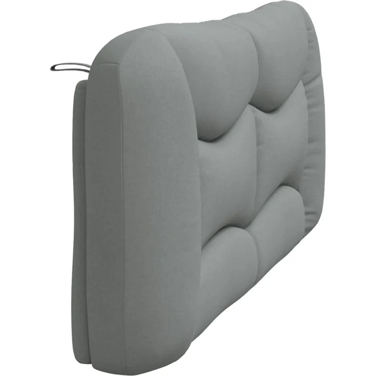 vidaXL Kopfteil-Kissen Hellgrau 180 cm Stoff 374600 – Bild 10