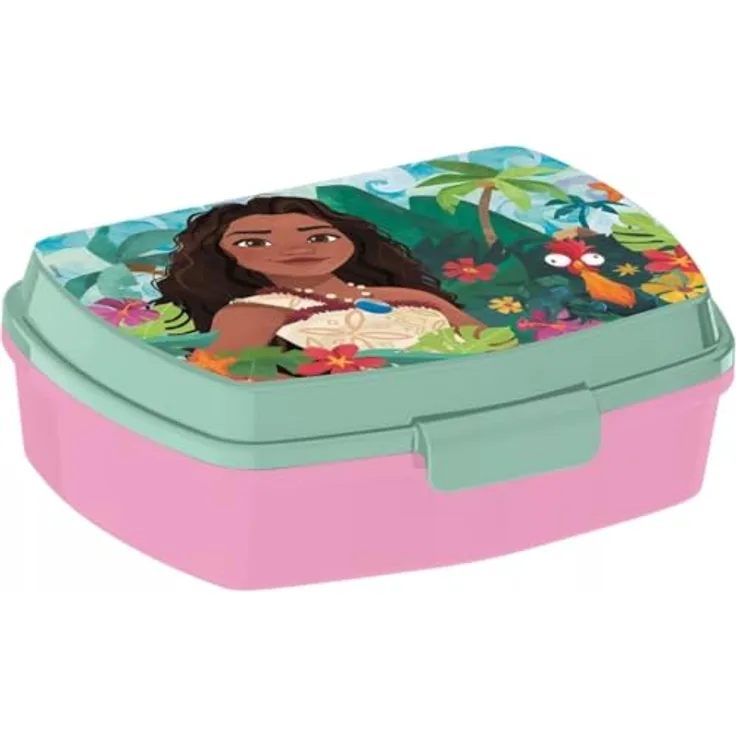 Disney Lunchbox Disney Vaiana Lagoon Brotdose Sandwichbox Kinder, 100% Kunststoff, (1-tlg)