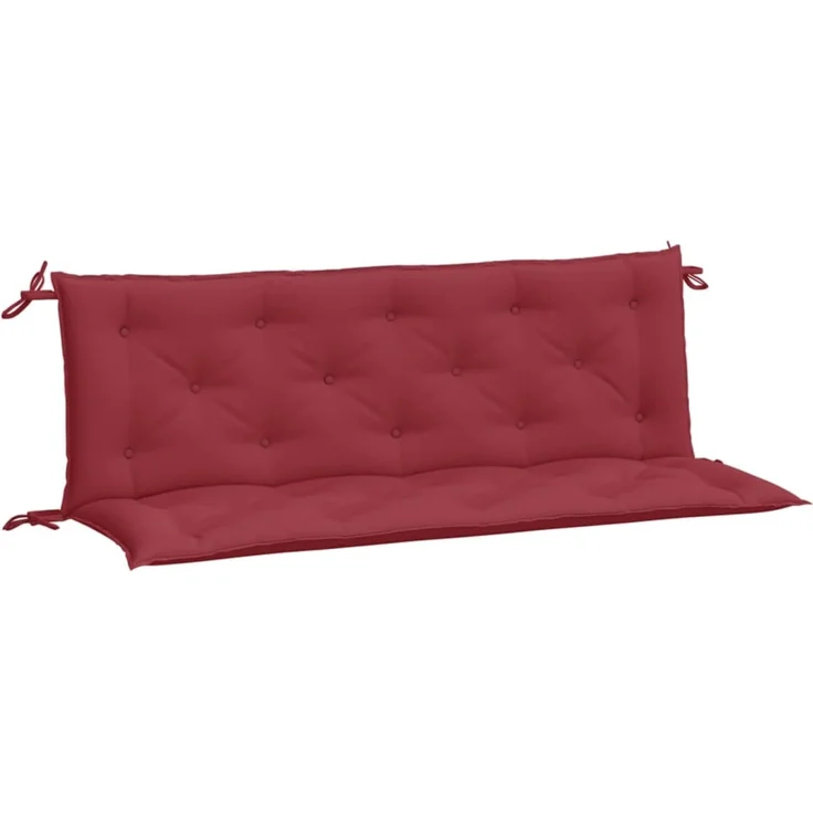 vidaXL Gartenbank-Auflagen 2 Stk. Weinrot 150x50x7 cm Oxford-Gewebe 361706 – Bild 1