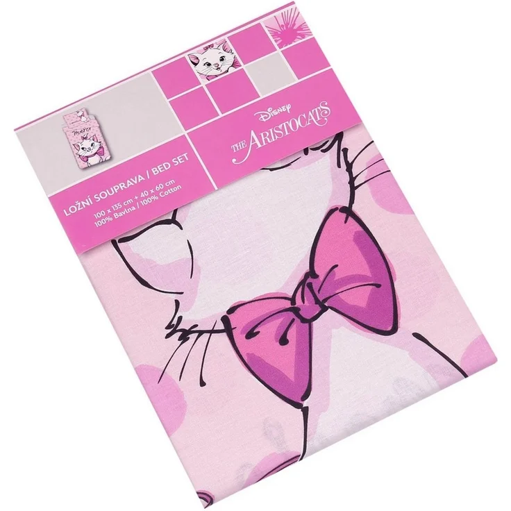 Sarcia. eu Kinderbettwäsche DISNEY Katze Marie Mädchenbettwäsche, 100x135 + 40x60 cm – Bild 3