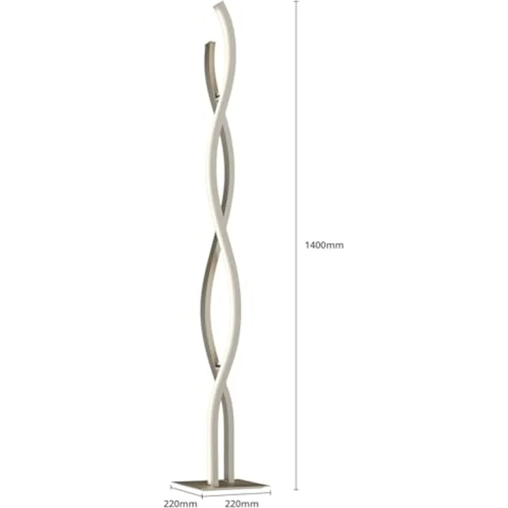 Lucande Stehlampe Mairia, Enthalten, LED 32 W gesamt, warmweiß – Bild 7