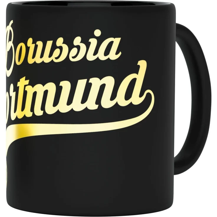 BVB MERCHANDISING Tasse BVB Tasse mit Metallic Schriftzug, 1-tlg, Keramik – Bild 2
