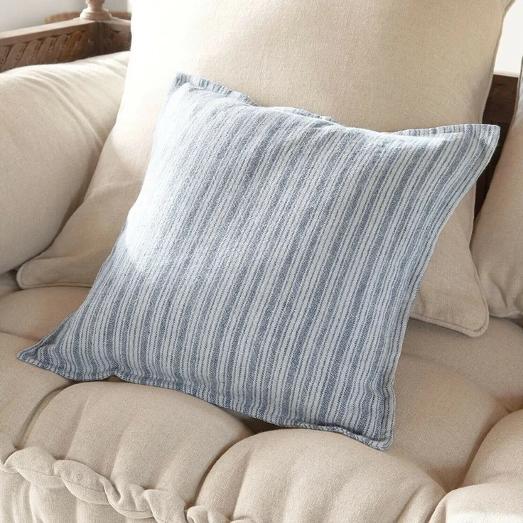 Mirabeau Kissenhülle Kissenhülle Freydaal blau/creme – Bild 2