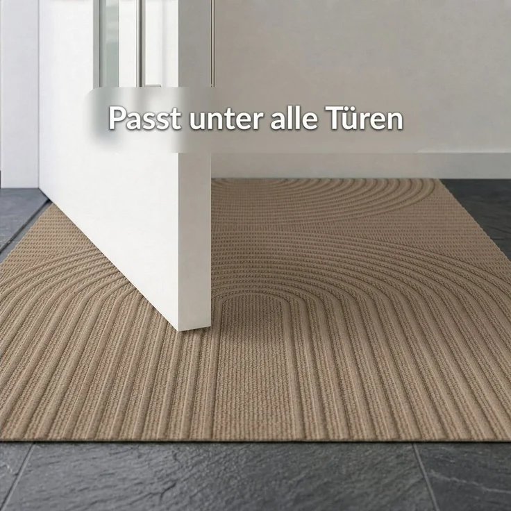 Kubus Fußmatte Schmutzfangmatte Cira waschbar für Innen & Außen rutschfeste Türmatte, pflegeleicht und bei 30 °C maschinenwaschbar – Bild 3