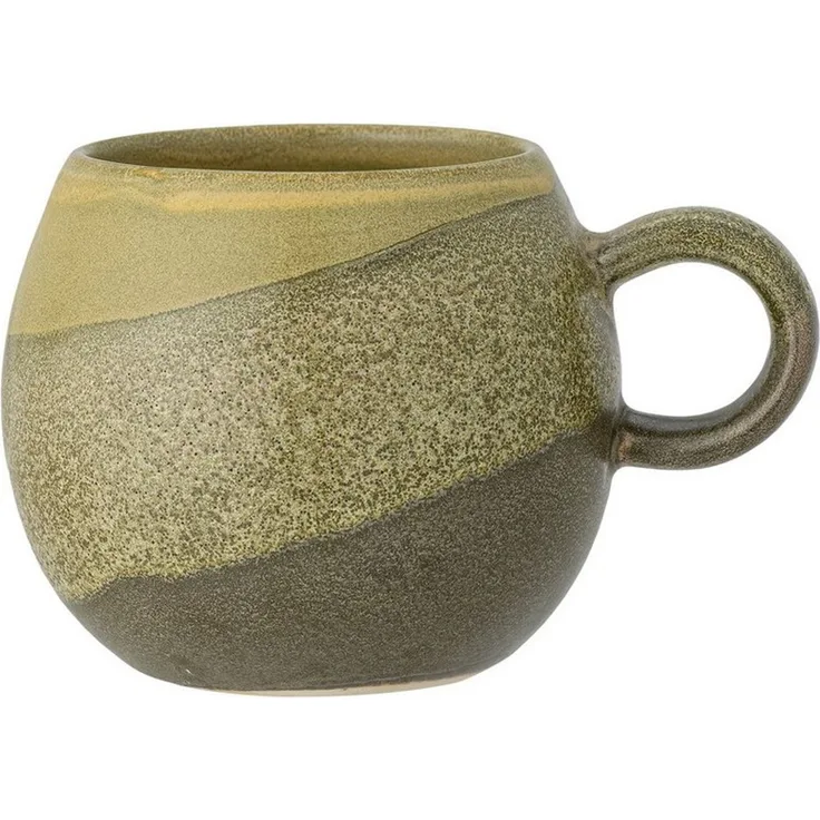 Bloomingville Tasse Bloomingville Paula Tasse, Grün, Steingut, 275 ml, Steingut