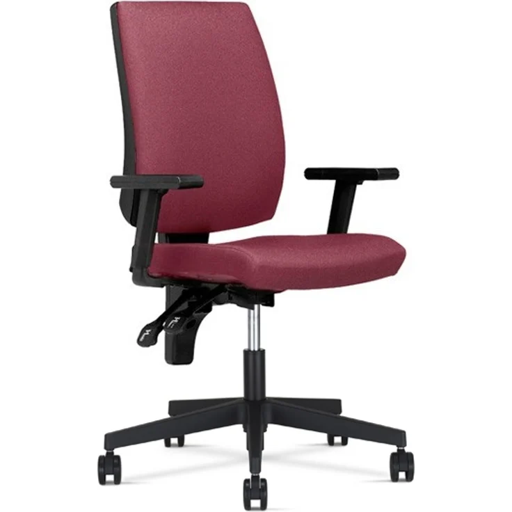 Bürostuhl Taktik lila mit Armlehnen