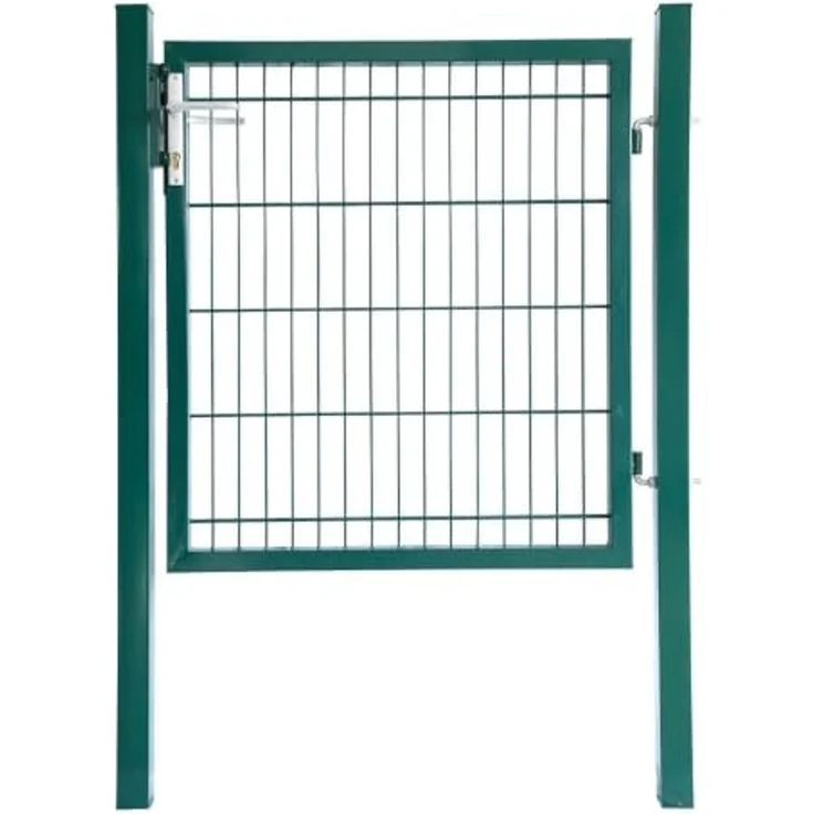 HOME DELUXE Gartentor für Doppelstabmattenzaun PORTARIUS - 200 cm Grün – Bild 1