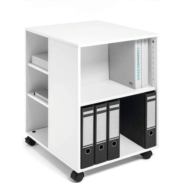 Durable Multifunktionswagen 3-seitig offen 6 Böden 528x737x592mm weiß