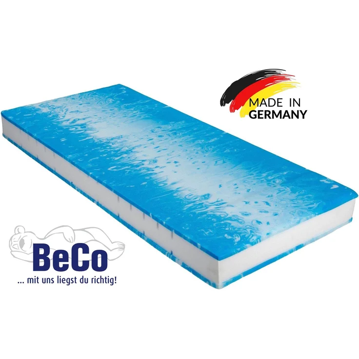 Kaltschaummatratze BeCo Duo Gel Comfort, Testurteil SEHR GUT (1,3)* 20cm ergonomische Komforthöhe Größe 80 x 200 cm Härtegrad H2 (0 kg - 100 kg) – Bild 3