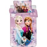 Disney Frozen Kinder-Bettwäsche aus Baumwolle, 100 x 135 cm / 40 x 60 cm