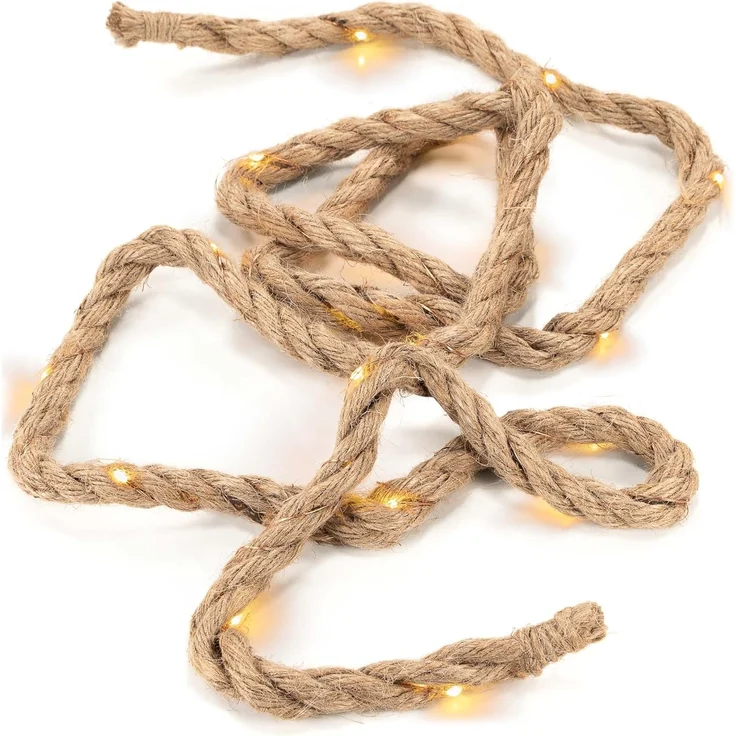 Nipach LED-Lichterkette BI11003 LED Lichterkette Deko-Seil 25 LED 2m – Bild 1