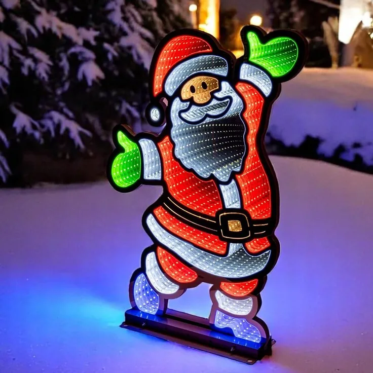 Weihnachtsmann LED, 60cm Infinity, IP44 6/18T