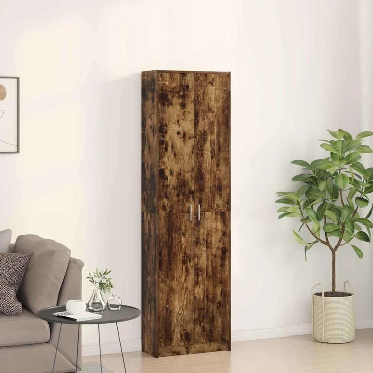 vidaXL Kleiderschrank Geräucherte Eiche 55 x 25 x 189 cm 3334012 – Bild 4