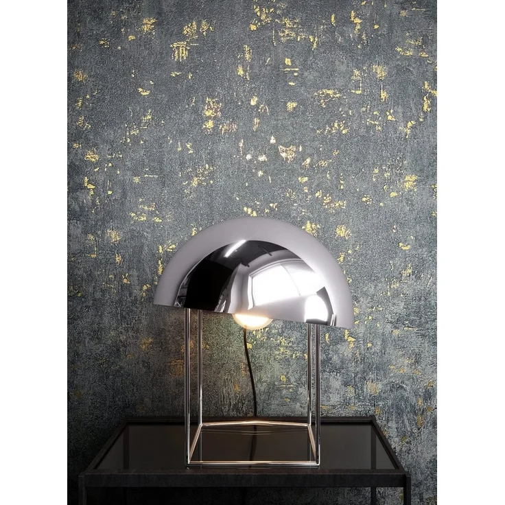 Newroom Vliestapete, Anthrazit Tapete Modern Beton - Betonwand Glanztapete Gold Industrial Glamour Zement Metallic für Wohnzimmer Schlafzimmer Küche – Bild 2
