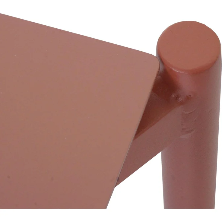 Aluminium-Gartentisch HWC-O11, Outdoor Loungetisch Kaffeetisch Tisch Balkontisch, 105x65cm ~ terrakotta – Bild 4