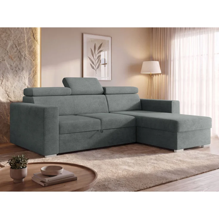 Mirjan24 Ecksofa Porabi 2rLC (Farbe: Lumo 75), 87 x 170 x 235 cm – Bild 3