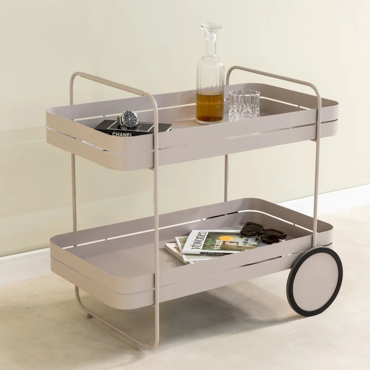 Spinder Design Rollwagen Gin & Trolley Silky Taupe – Bild 5