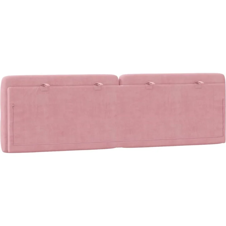 vidaXL Kopfteil-Kissen Rosa 160 cm Samt – Bild 6