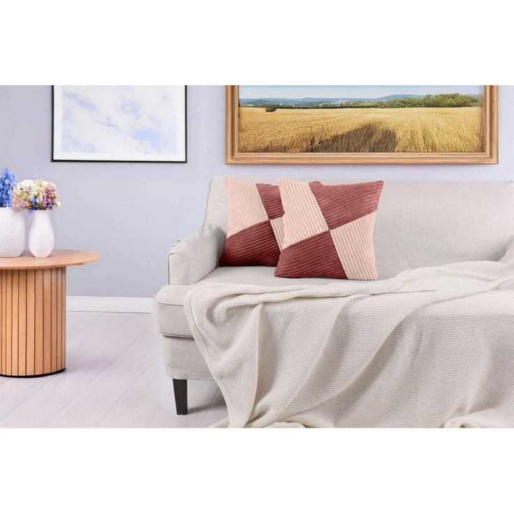 Amilian Dekokissen mit Füllung und Bezug - 2er Set - Zierkissen, Sofakissen - 40x40 cm, (2 Stück), Dekokissen mit Inlett - Couchkissen mit Kissenfüllung – Bild 3