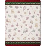 Wohndecke Toy's Delight mit weihnachtlichen Motiven, Weihnachtsdecke in 150x200, Villeroy & Boch, Made in Germany