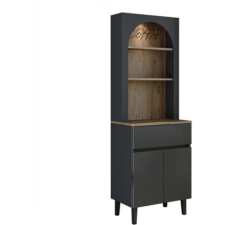 Roomart Küchenregal VENEDIK Küchenschrank 60 cm, Buffet, Schublade in 4 Farben, Buffet- & Mehrzweckschrank, LED Bogennische, Schublade, 4 Farben, 18 mm Platten – Bild 5