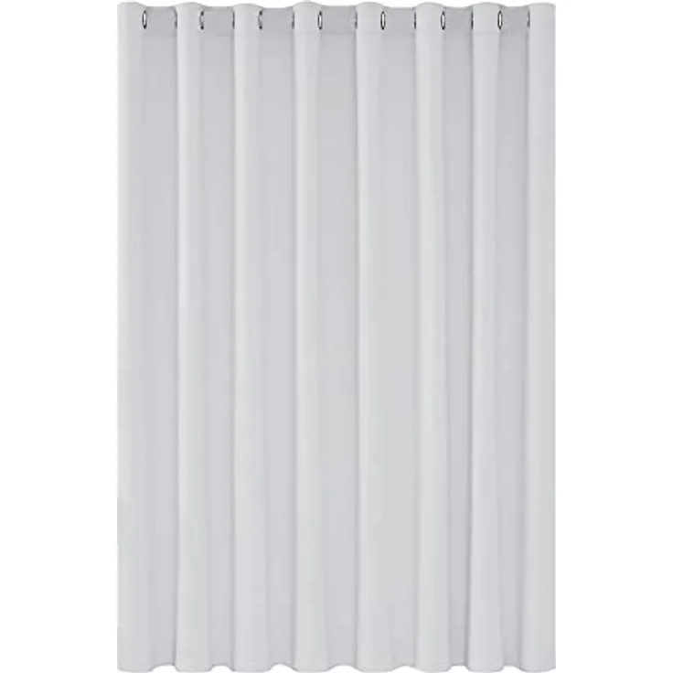 Deconovo Verdunkelnde Gardinen mit Ösen Blickdicht Türvorhang Silber Grau | 1 Stück, H214 x B254 cm, Hitzeschutz Gardine, Blackout Curtain, Sichtschutz, Thermovorhang für Schlafzimmer und Wohnzimmer – Bild 9