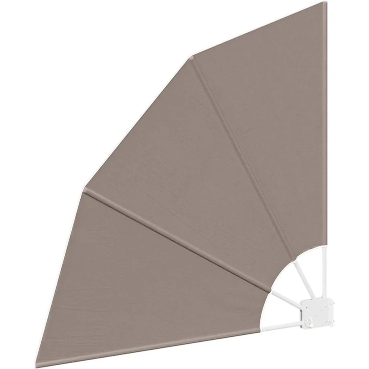 vidaXL Balkon Sichtschutz Taupe 115 x 115 cm Polyester 42000909 – Bild 4