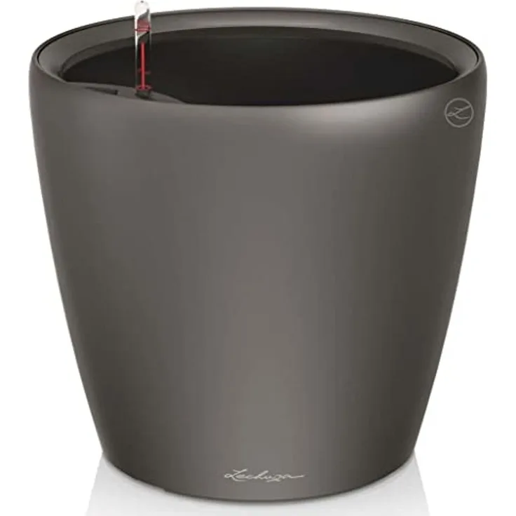 LECHUZA Blumentopf CLASSICO LS 35 ALL-IN-ONE Anthrazit Metallic 16063 421470
