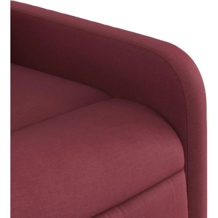 vidaXL Relaxsessel Weinrot Stoff 374168 – Bild 5