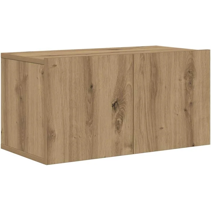 vidaXL TV-Schrankset Wandmontiert 5 pcs Artisan-Eiche Holzwerkstoff 3393407 – Bild 4