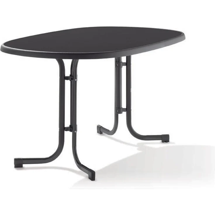Sieger Boulevard-Klapptisch Boulevard-Klapptisch klappbar, Stahl Eisengrau 90 x 72 x 140 cm – Bild 1
