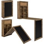 Wandtisch Holz Schreibtisch Tisch Regal Wand Klapptisch aus-klappbar
