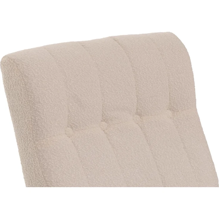 Schaukelstuhl HWC-K10, Relaxsessel, Holz FSC® Stoff/Textil Bouclé (450g/m²) ~ beige, Gestell Walnuss-Optik – Bild 5
