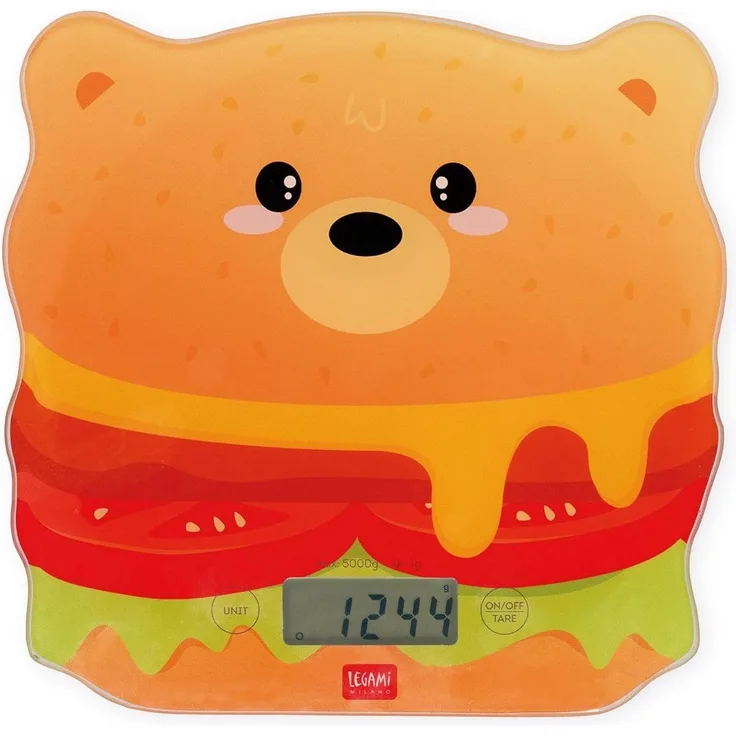 Legami Digitale Küchenwaage Kitchen Scale Hamburger
