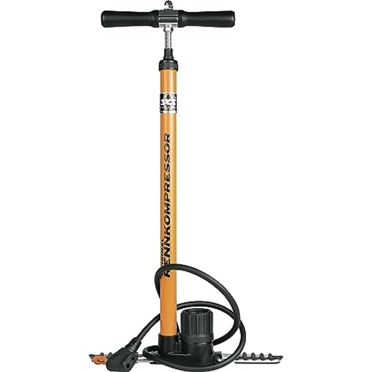 SKS 2191753750-10063 Standpumpe Rennkompressor Multi-Valve, DV/AV/SV, orange – Bild 2