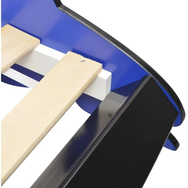 Kinder Rennwagen-Bett 90x200 cm Blau – Bild 4