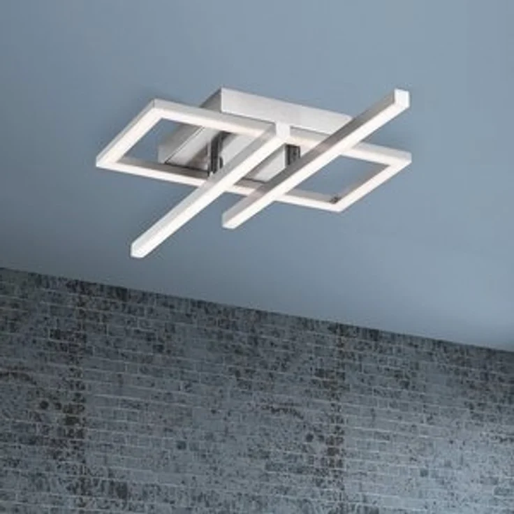 MeLiTec LED Deckenleuchte D133, schwenkbare Arme, nickel-matt : Nickel-matt – Bild 6