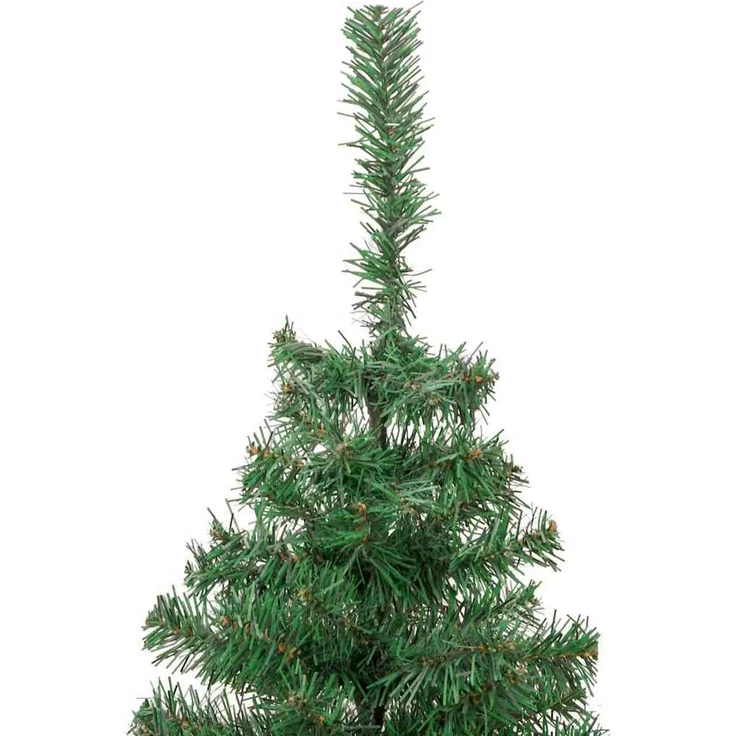 vidaXL Weihnachtsbaum mit LED-Beleuchtung Grün 150 cm PVC und Stahl 3396374 – Bild 11
