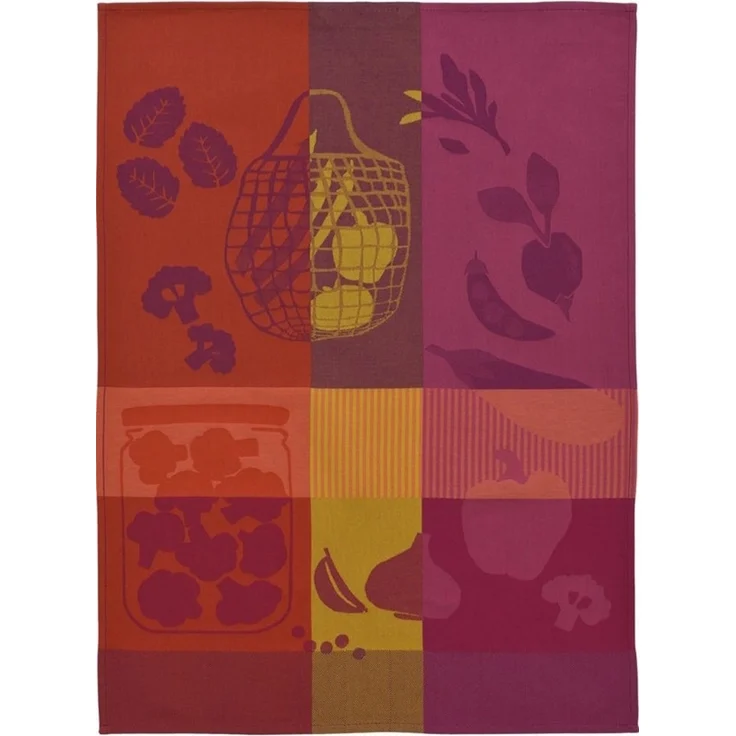 sander table + home Geschirrtuch Geschirrtuch Tuscany Berry 50 x 70 cm von Sander – Bild 1