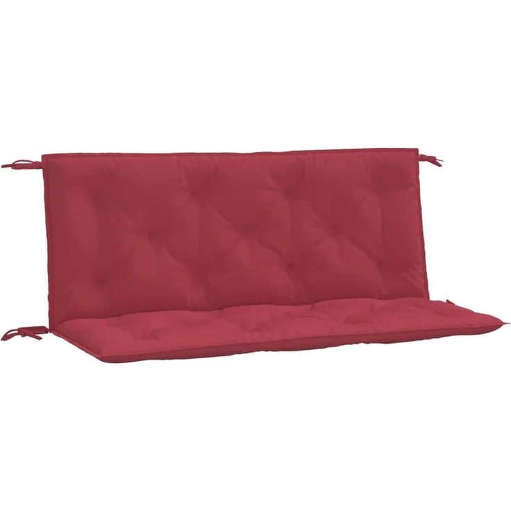 vidaXL Gartenbank-Auflagen 2 Stk. Weinrot 120x50x7 cm Oxford-Gewebe 361687 – Bild 1