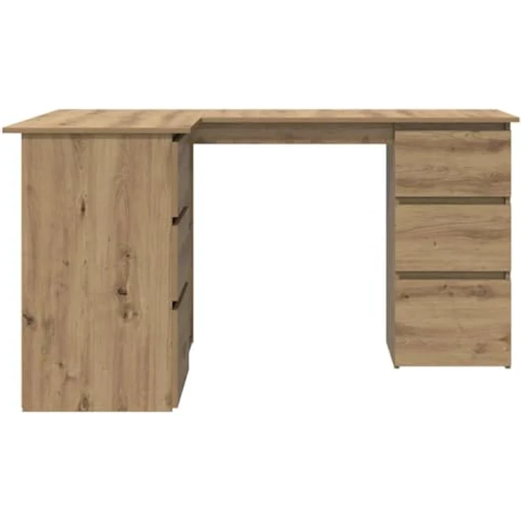 vidaXL Eckschreibtisch Artisan-Eiche 145x100x76 cm Holzwerkstoff 855963 – Bild 7