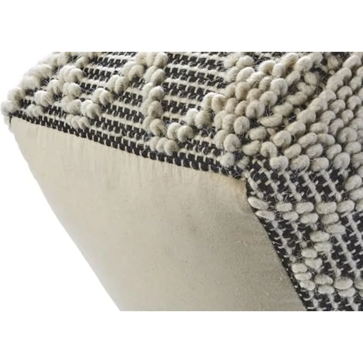 Kobolo Sitzwürfel Sitzpouf Pouf RAJA aus Baumwolle - mit Muster (1 Stück, Nachhaltig) – Bild 4