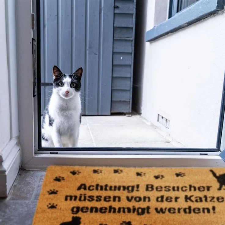 Fußmatte Kokos Katze 10032750 – Bild 3