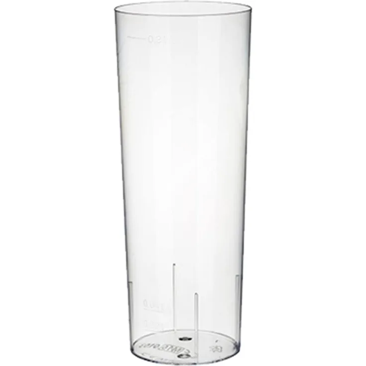 10 Gläser für Longdrinks, PS 0,3 l Ø 5,85 cm · 15,2 cm glasklar