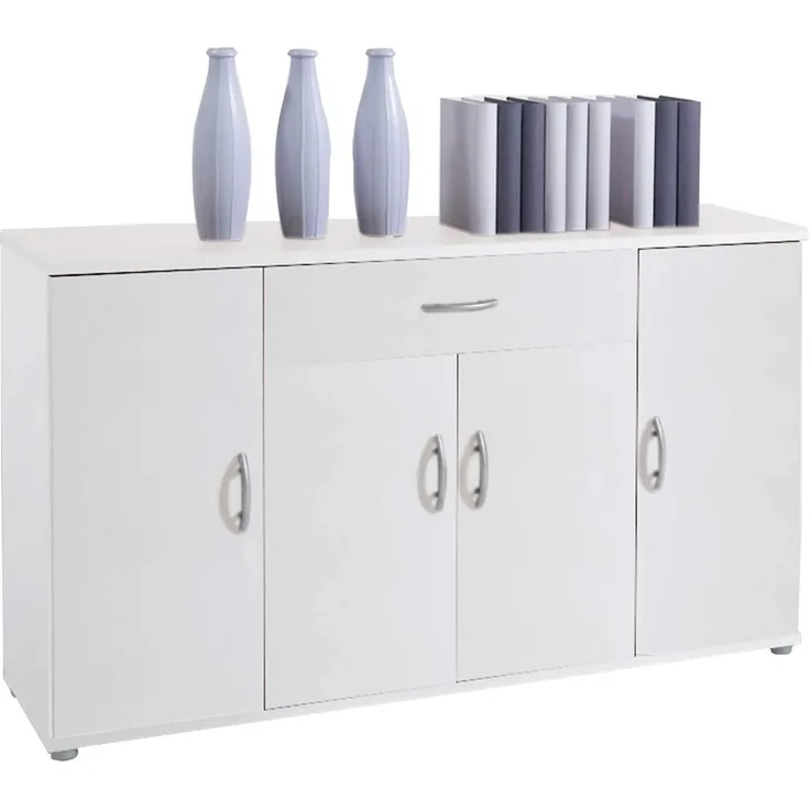 möbelando Sideboard Highboard Anrichte Kommode Standschrank Beistellschrank Lissy I