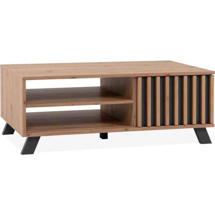Couchtisch >Medan< (BxHxT: 110,5x42x67 cm) in Artisan Oak / Anthrazit