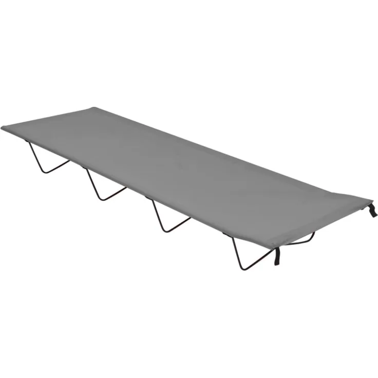 vidaXL Campingbett 180x60x19 cm Oxford-Gewebe und Stahl Grau 312481