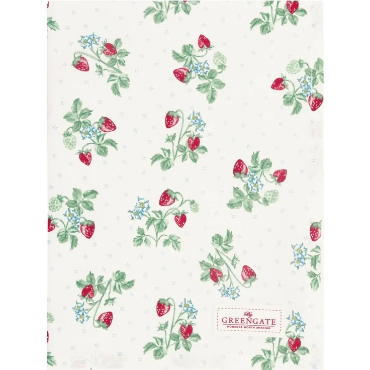 Greengate Geschirrtuch 50x70 cm Berry white 100 % Baumwolle – Bild 5