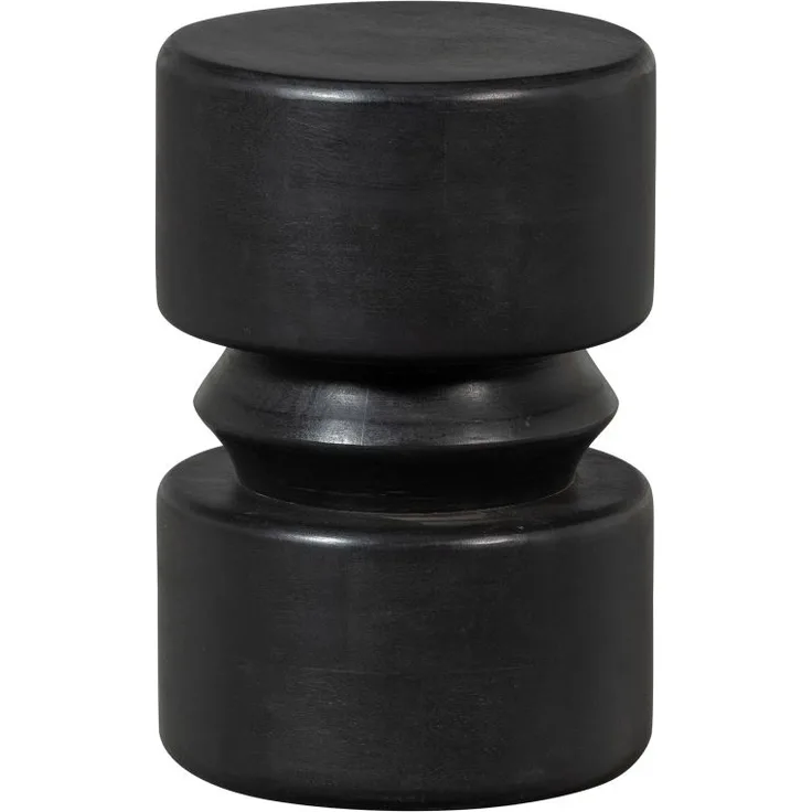 Beistelltisch Tuve aus Holz, Schwarz